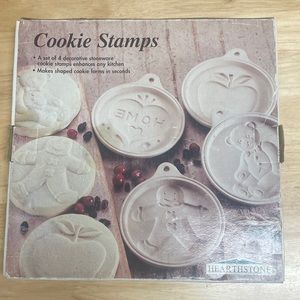 Vintage Hearthstone Cookie Stamps Set of 4